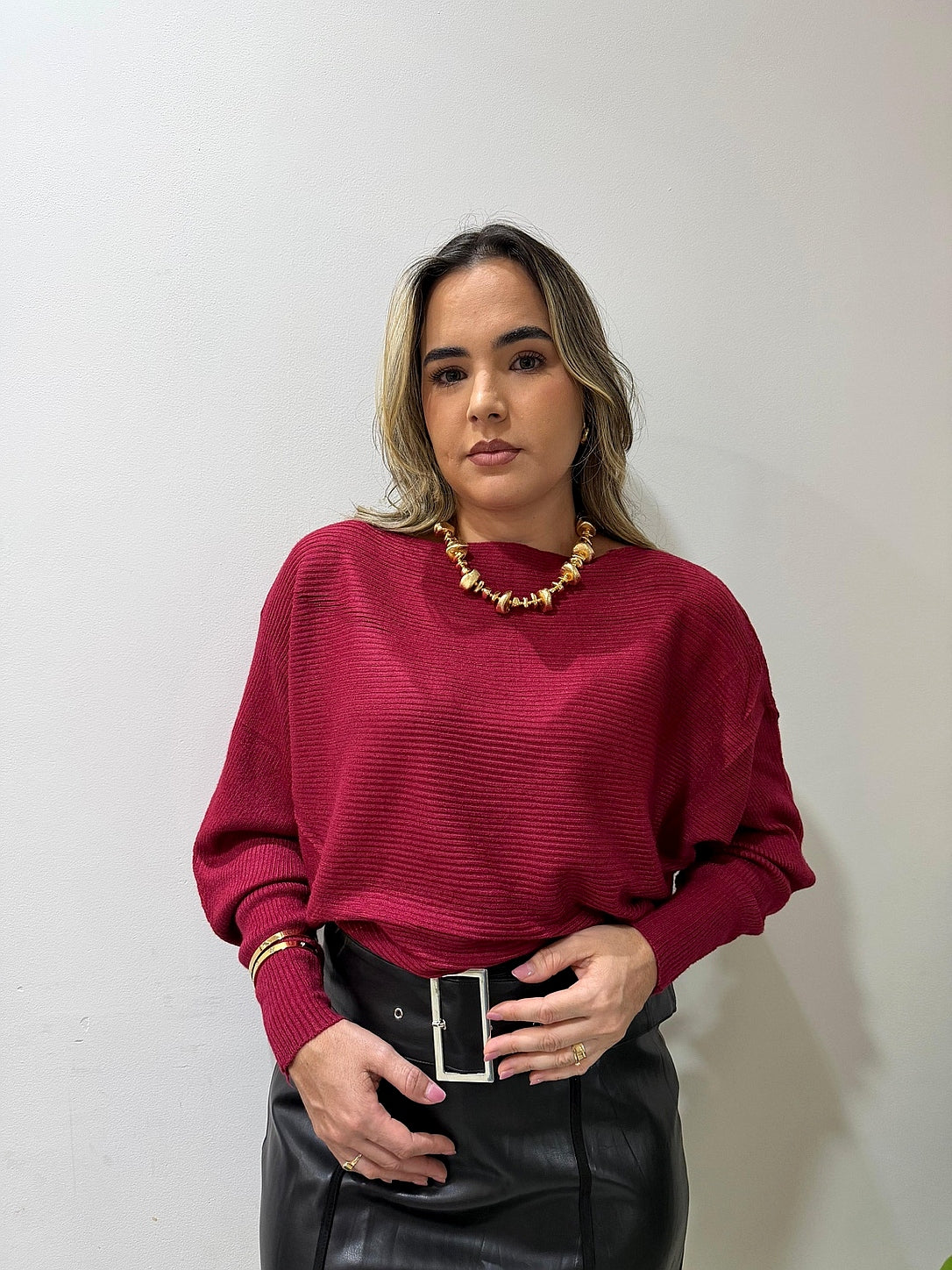Blusa Tricô Canelado