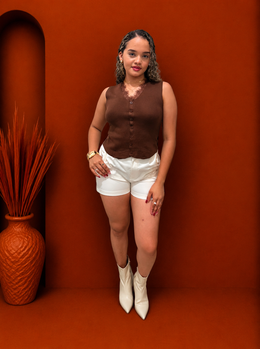 Blusa Tricot Canelada